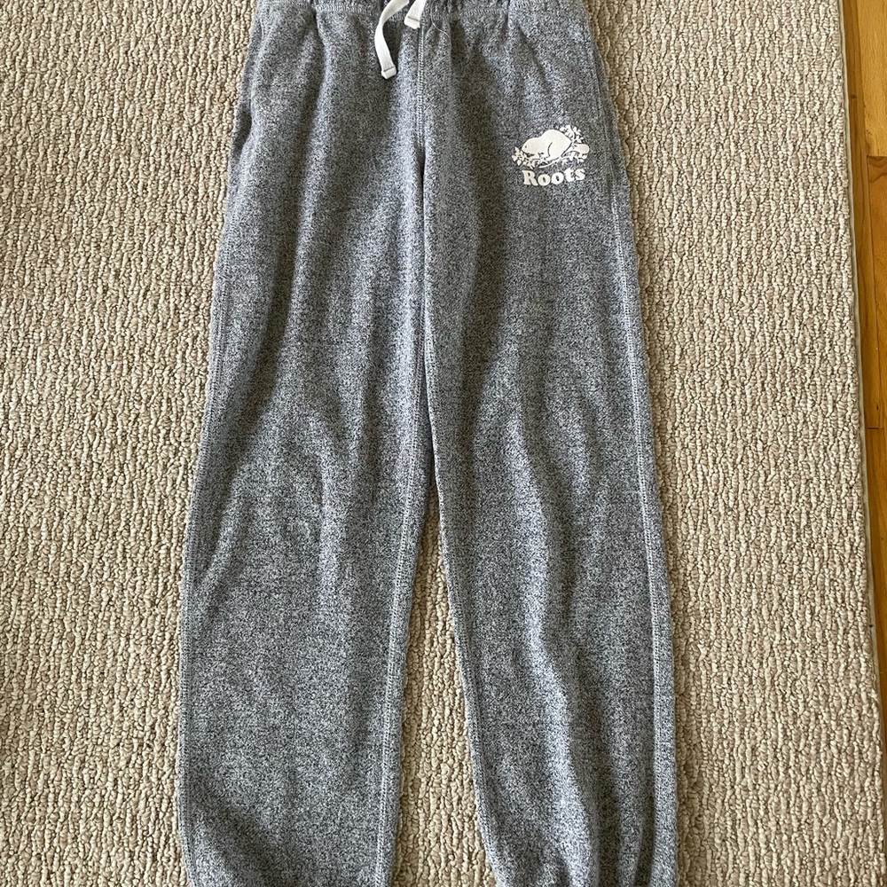 Roots Gray Joggers with Elastic Waistband